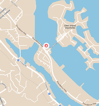 NoahMarine Volvo Penta Seychelles Map